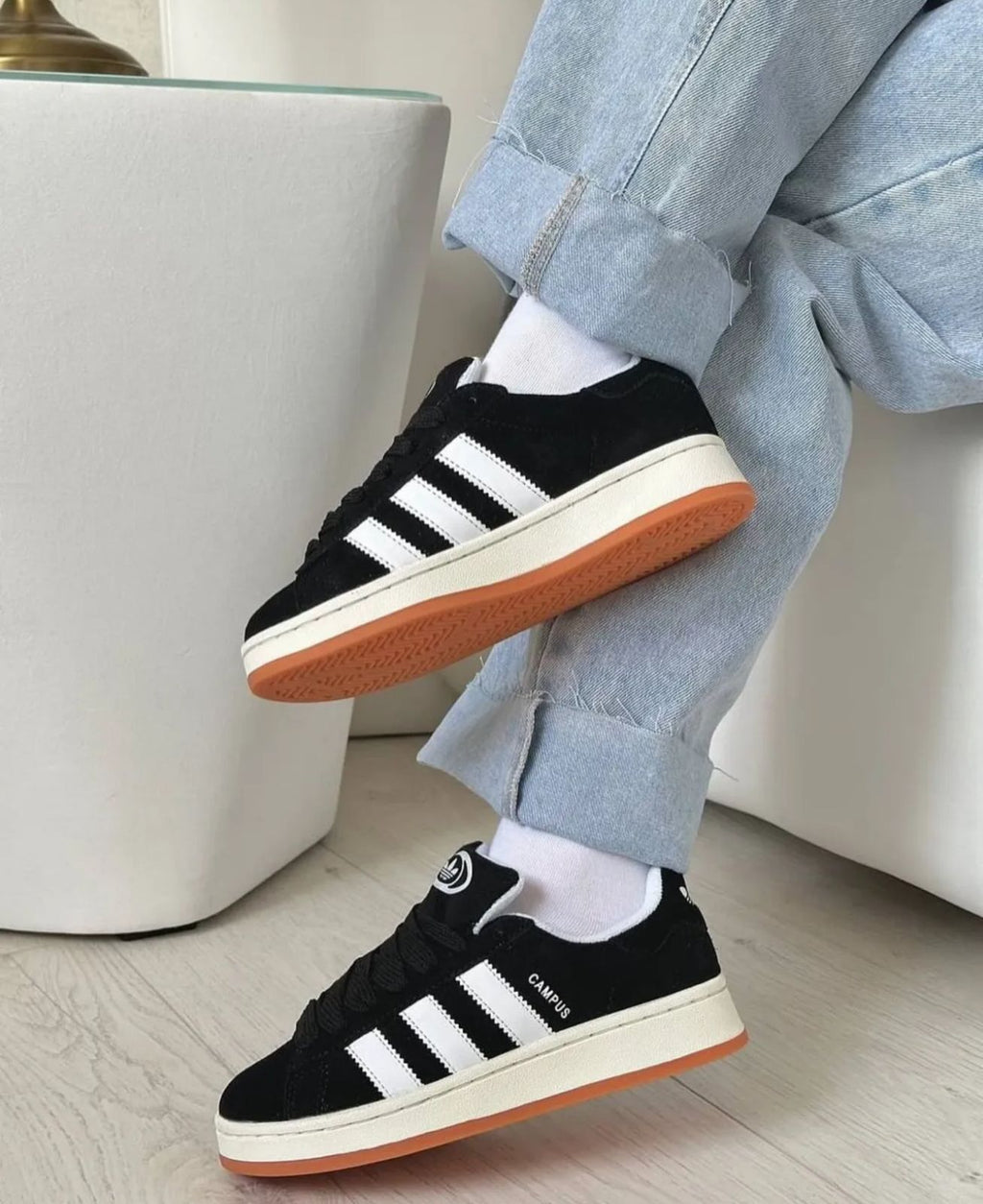 Adidas campus 00 black/white sneaker