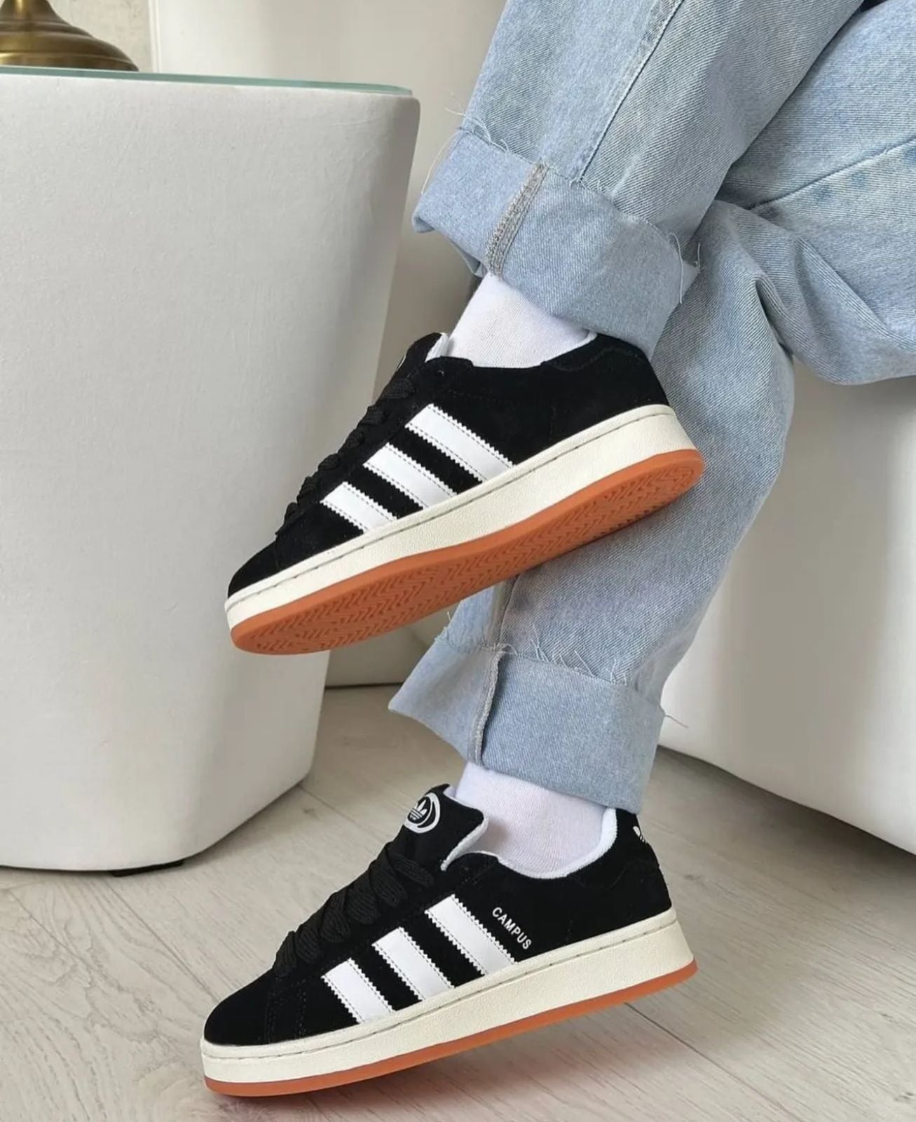 Adidas campus 00 black/white sneaker